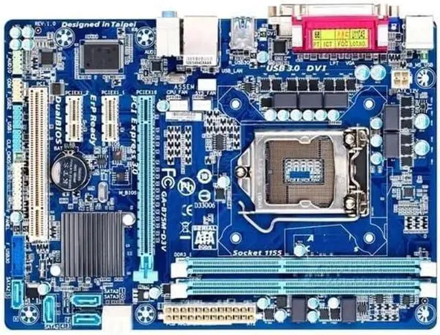 Main image of for GA-B75M-D3V Desktop Motherboard B75 B75M D3V LGA 1155 DDR3 Mainboard