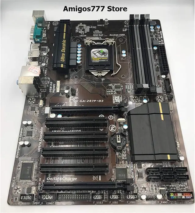Alt view image 4 of 6 - Computer Motherboards LGA 1150 Mainboard Fit forGigabyte GA-Z87P-D3 Z87 Motherboard LGA 1150 DDR3 32GB Core I7 I5 I3 DDR3 32G SATA3 USB3.0 HDMI ATX Motherboard