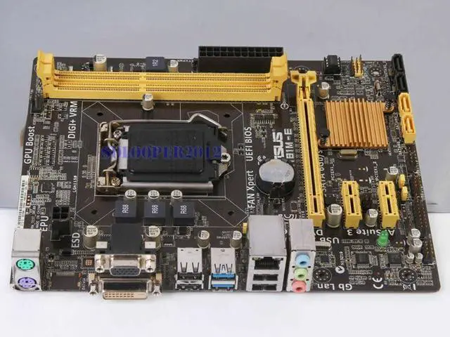 Alt view image 2 of 4 - Fit forASUS H81M-E Socket 1150 Motherboard forIntel H81 DDR3 uATX SATA 6Gb/s USB 3.1 DVI