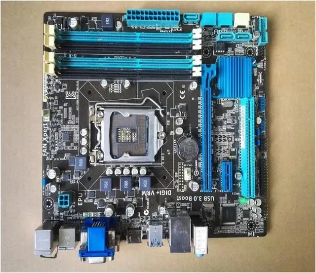 Alt view image 2 of 2 - B75M-PLUS Desktop Motherboard B75 Socket LGA 1155 i3 i5 i7 DDR3 32G 3 USB3.0
