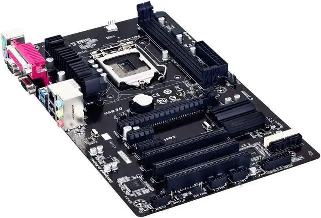 Alt view image 2 of 4 - Computer Motherboards Fit forGigabyte GA-H81-D3 Motherboard LGA 1150 DDR3 H81 1×PCI-E X1 S ATA 3 3×PCI ATX Placa-mãe for Core I7i5 I3 CPUs