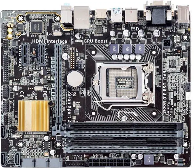 Main image of Pc Motherboard Mainboard LGA 1150 Fit forASUS B85M-G Plus Desktop Motherboard B85 B85M G Plus DDR3 I7 I5 I3 32G SATA3 UBS3.0 Original Computer Mainboard