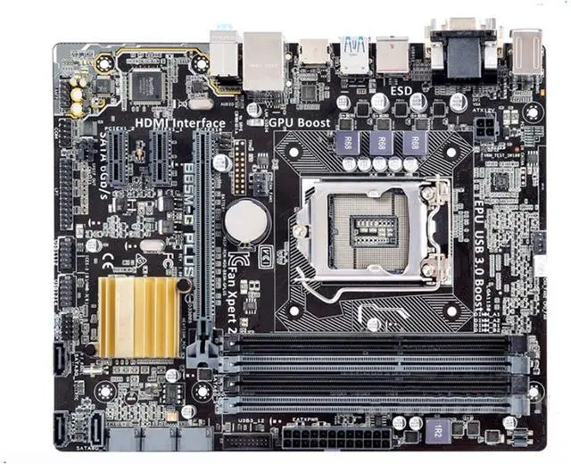 Alt view image 3 of 5 - Pc Motherboard Mainboard LGA 1150 Fit forASUS B85M-G Plus Desktop Motherboard B85 B85M G Plus DDR3 I7 I5 I3 32G SATA3 UBS3.0 Original Computer Mainboard