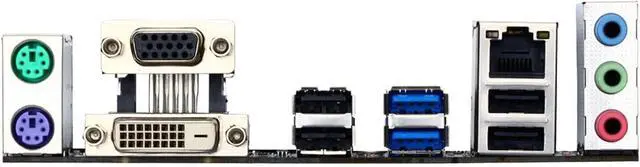 Alt view image 4 of 6 - Motherboard Fit forGigabyte GA-B85M-D2V for 4th Gen forIntel LGA 1150 with I/O Back Plate Shield - Industrial PackagedNon-Original Packaging