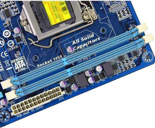 Alt view image 2 of 6 - Pc Motherboard Motherboard Fit forGigabyte GA-B75M-D3V Desktop Motherboard B75 Socket LGA 1155 I3 I5 I7 DDR3 32G Micro ATX Motherboard