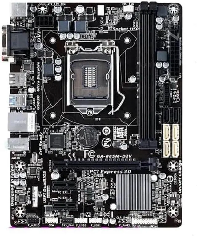 Main image of for GA-B85M-D2V Desktop Motherboard LGA 1150 DDR3 Micro ATX Mainboard