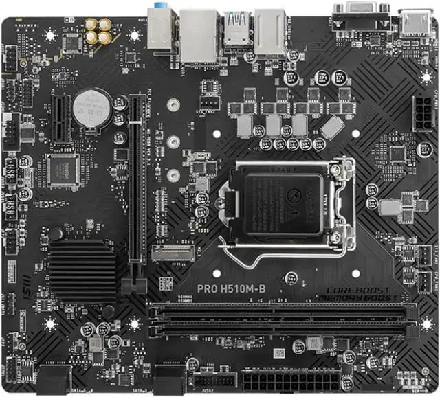 Alt view image 5 of 6 - H510M-B Motherboard Support i9-11900KF 11900F i7-11700KF i5-11400F 10400F i3-10100F CPU LGA1200 2xDDR4 M.2