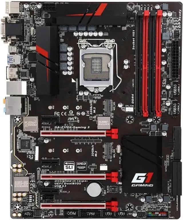 Main image of Computer Motherboards Fit forGigabyte GA-Z170X-Gaming 3 LGA 1151 forIntel Z170 HDMI SATA 6Gb/s USB 3.1 USB 3.0 ATX forIntel Motherboard