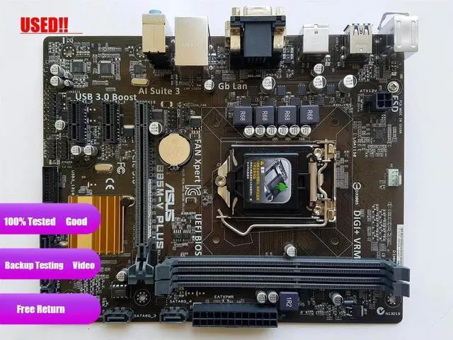 Alt view image 2 of 4 - for B85M-V5 Plus Desktop Motherboard B85 Socket LGA 1150 i7 i5 i3 DDR3 16G SATA3 Micro-ATX