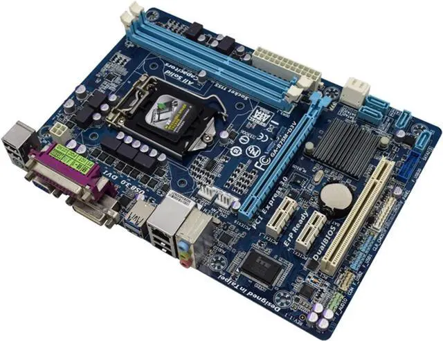 Alt view image 4 of 5 - Computer Motherboards Fit forGigabyte GA-B75M-D3V Desktop Motherboard Socket LGA 1155 DDR3 16GB B75 PCI-E 3.0 USB3.0 Corei3i5i7 CPUs Micro ATX