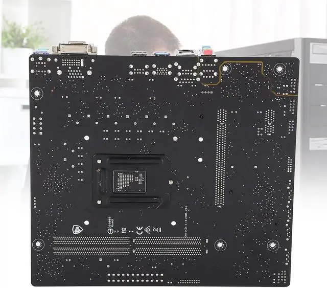 Alt view image 6 of 6 - H410M D3V M.2 Computer Motherboard, 2 DDR4 DIMM M ATX PCI E 3.0 Desktop Motherboard for LGA 1200 10th gen for Core, 1x PCIE X16, 4X SATA III, 1x M.2, DVI, VGA, USB2.0