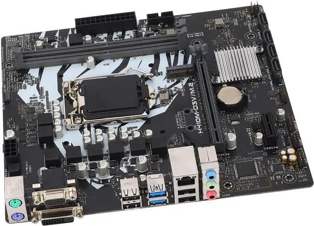 Main image of Desktop Computer Motherboard, M ATX DDR4 Double Channel PCI E Slot USB 3.2 Interface with 10th Gen Core Processor for H410M D3V / M.2 Motherboard