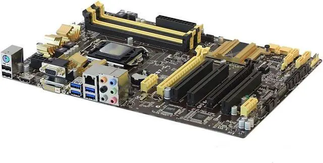 Alt view image 2 of 5 - Pc Motherboard Mainboard Fit forASUS Z87-C Desktop Motherboard Z87 Socket LGA 1150 I3 I5 I7 DDR3 32G ATX UEFI BIOS Original Mainboard