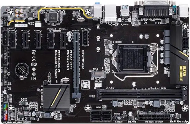 Main image of Pc Motherboard Fit forGigabyte GA-H110-D3A Computer Motherboard LGA 1151 DDR4 USB3.1 USB2.0 32GB H110-D3A Desktop Motherboard 32GB