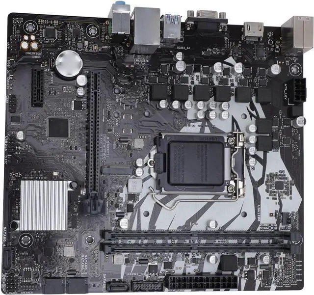 Alt view image 2 of 5 - Double Channel DDR4 Mainboard, LGA 1200 M.2 Motherboard, 64GB 3200MHz Memory, M ATX