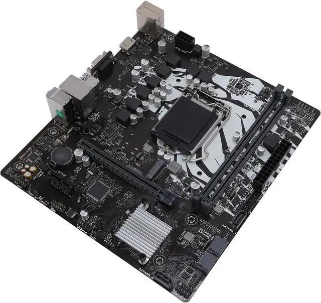 Alt view image 4 of 5 - Double Channel DDR4 Mainboard, LGA 1200 M.2 Motherboard, 64GB 3200MHz Memory, M ATX