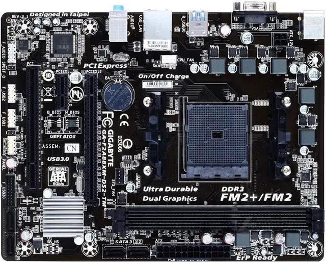 Main image of Pc Motherboard Computer Motherboard Fit forGigabyte GA-F2A88XM-DS2-TM Motherboard for Slot FM2 A88X FM2 + DDR3 USB3.0 SATA3.0