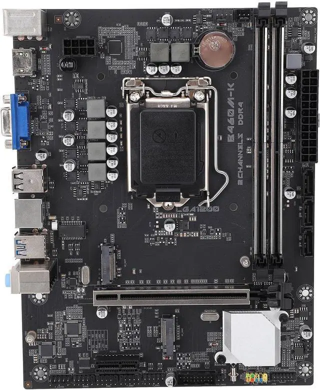 Main image of Computer Motherboard B460M - K DDR4 LGA1200 Slot PCI E3.0 VGA High Definition Multimedia Interface M.2 NVM Computer Gaming Motherboard