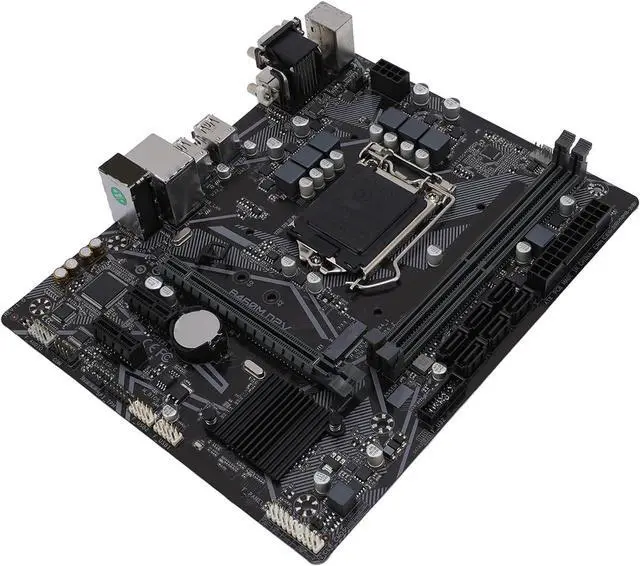 Alt view image 6 of 6 - B460M D2V Motherboard, for LGA 1200 10th Generation Core Pentium Celeron, M ATX Mainboard with 64GB DDR4, 6 III, 1 M.2 Slot