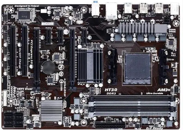 Main image of Motherboard 970 Fit forGigabyte GA-970A-DS3P Socket AM3/AM3+ DDR3 970A-DS3P Boards 32GB 970 Desktop Mainboard PC Gaming Motherboard