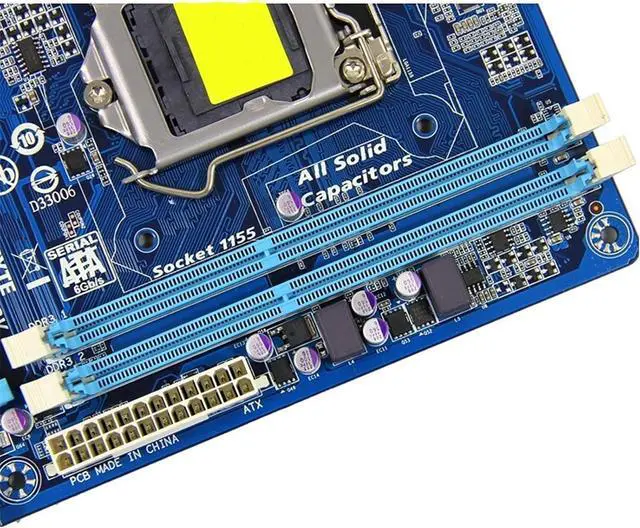 Alt view image 3 of 4 - Computer Replacement Board Fit forGigabyte GA-B75M-D3V Desktop Motherboard B75 Socket Fit for LGA 1155 I3 I5 I7 DDR3 32G Micro ATX B75M-D3V Desktop Computer Motherboard