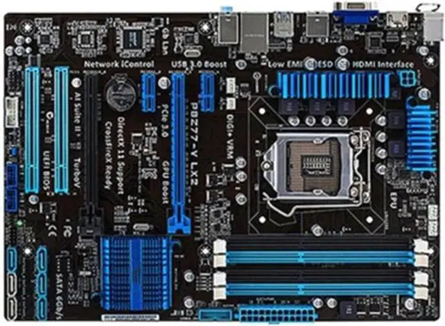 Main image of Fit forASUS P8Z77-V LX2 Computer Motherboard LGA 1155 DDR3 forIntel Z77 P8Z77 Desktop Motherboard Computer SATA II PCI-E X16 Computer Mainboard Desktop Motherboard