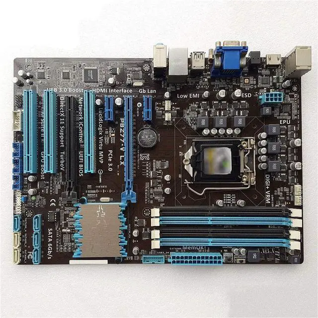 Main image of Pc Motherboard Motherboard Fit forASUS Motherboard P8Z77-V LX LGA 1155 DDR3 I3 I5 22/32nm CPU USB3.0 32GB SATA3 VGA HDMI Z77 Desktop Motherboard