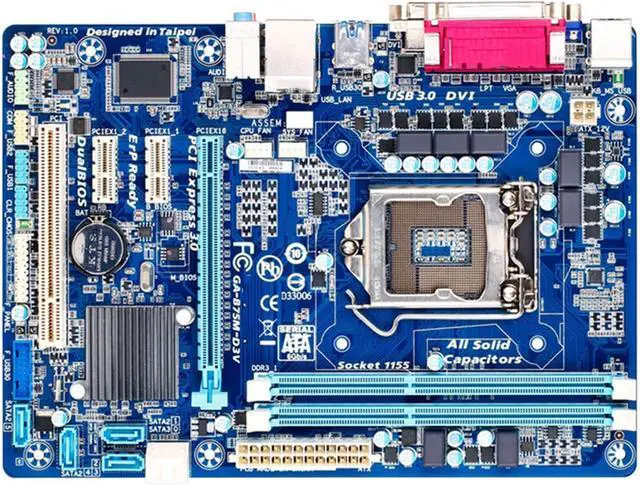 Main image of Pc Motherboard Motherboard GA-B75M-D3V Desktop Motherboard B75 Socket LGA 1155 I3 I5 I7 DDR3 32G Micro ATX Original B75M-D3V