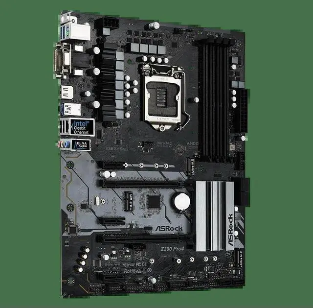 Alt view image 4 of 4 - Z390 Pro4 Desktop 1151 Motherboard Z390 Socket LGA1151 DDR4 SATA3 USB3.0 M.2