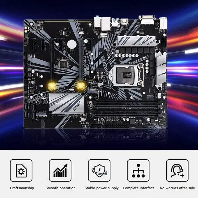 Alt view image 6 of 6 - Prime Z370-P II Z370 Socket LGA 1151 DDR4 DIMM Desktop ATX Motherboard