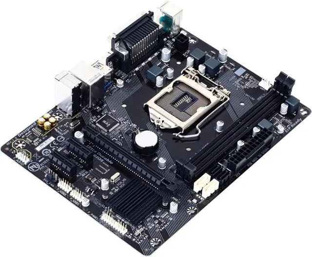 Alt view image 2 of 3 - Computer Motherboards Fit forGigabyte GA-H81M-DS2-C Motherboard LGA 1150 H81 DDR3 PCI-E 2.0 SATA 2 USB3.0 Micro ATX Placa-mãe for Core i7i5