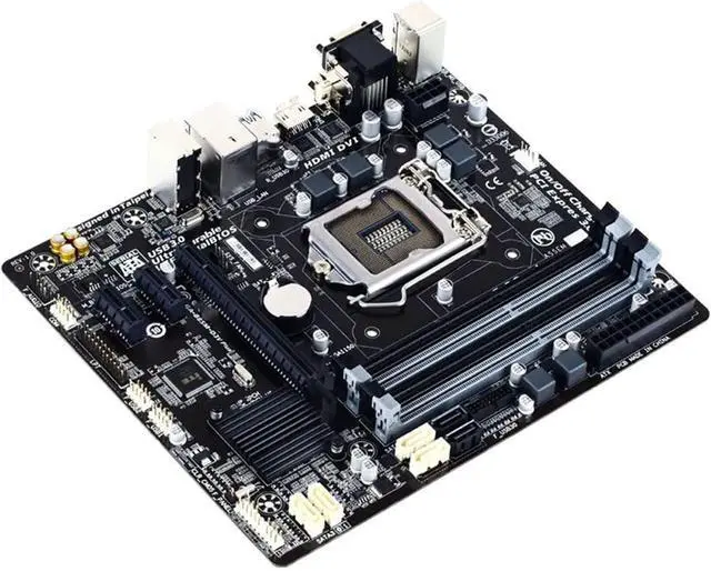 Alt view image 2 of 5 - Computer Motherboards Fit forGigabyte GA-B85M-D3V Plus Desktop Motherboard DDR3 LGA 1150 B85 Support 4th Generation Core CPUs Placa-mãe