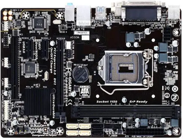 Main image of Computer Motherboard Fit forGigabyte GA-B85M-D3V-A Motherboard B85M-D3V-A B85 Socket LGA 1150 DDR3 USB3.0 SATA3.0