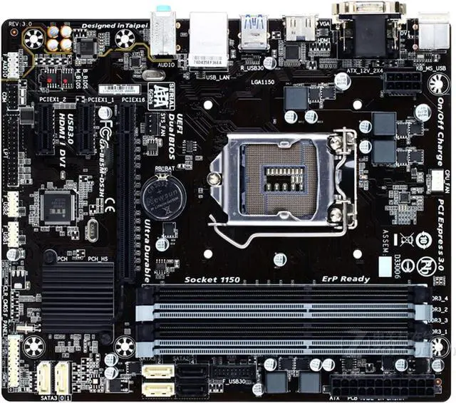 Main image of Fit forGigabyte GA-B85M-DS3H LGA 1150 DDR3 B85M-DS3H 32G HDMI VGA USB3.0 DVI Gaming Motherboard