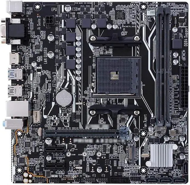 Main image of GIAO Fit forASUS Motherboard Prime A320M-K  forAMD Ryzen AM4 DDR4 HDMI VGA M.2 USB 3.1 Micro-ATX Motherboard