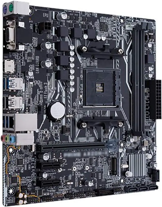 Alt view image 4 of 6 - GIAO Fit forASUS Motherboard Prime A320M-K  forAMD Ryzen AM4 DDR4 HDMI VGA M.2 USB 3.1 Micro-ATX Motherboard