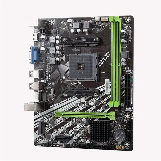 Main image of Computer Motherboards Fit  forMAXSUN Motherboard AM4 A320M-VH M.2 Challenger  forAMD Ddr4 Memory Slots Rams PCI-E Slot Ssd HDMI+VGA Desktop Motherboard