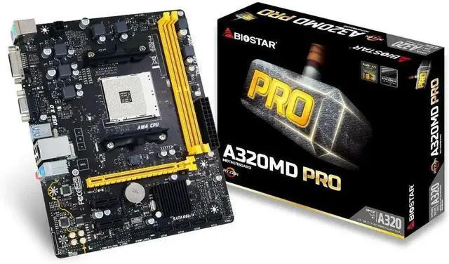 Alt view image 2 of 2 - Full A320MD PRO A320 Chipset AM4 Interface Desktop PC Motherboard Micro-ATX