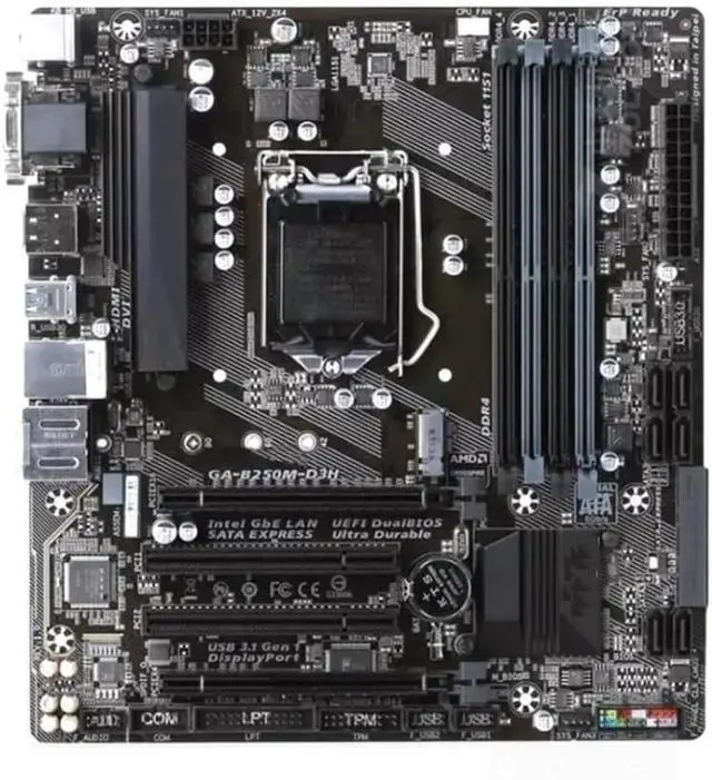 Main image of for GA-B250M-D3H Motherboard 64GB LGA 1151 DDR4 B250M Micro ATX Mainboard