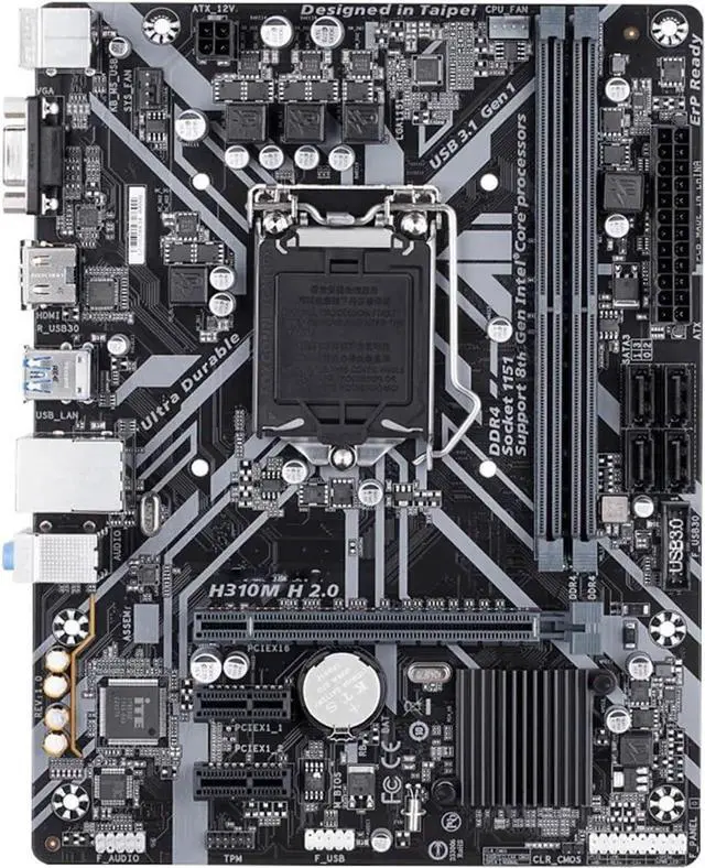 Main image of Computer Motherboards Fit forGigabyte Prime H310M H R2.0 Motherboard Supports forIntel LGA-1151 DDR4 2666MHz, SATA 6Gbps