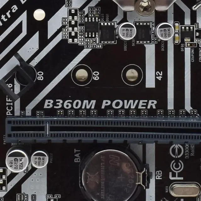 Alt view image 5 of 6 - Computer Motherboards Fit forGigabyte B360M Power Socket LGA1151 B360 Motherboard DDR4 USB3.0 PCI-E 3.0 Original Motherboard