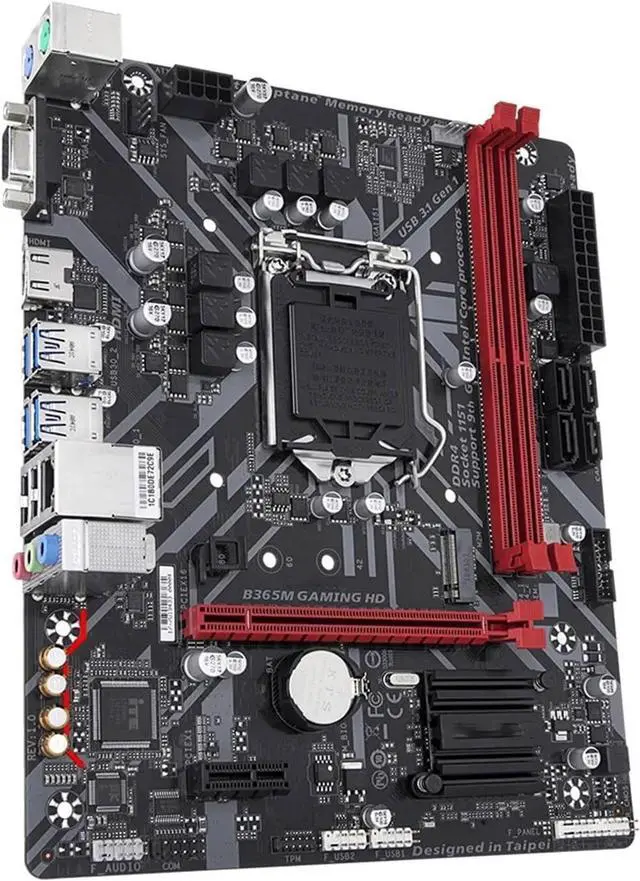 Main image of Computer Motherboards Fit forGigabyte TUF B365M Gaming HD LGA1151 DDR4 HDMI WiFi M.2 MATX Motherboard