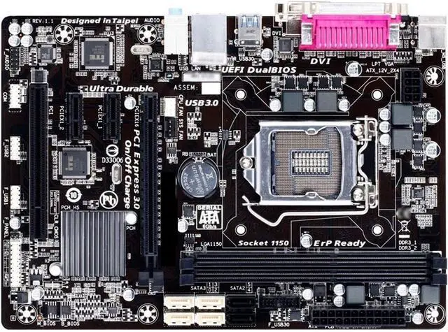 Main image of Pc Motherboard ATX Motherboard Fit forGigabyte GA-B85M-D3V LGA 1150 DDR3 B85M-D3V 16GB USB3.0 SATA3 B85 Desktop Motherboard PC