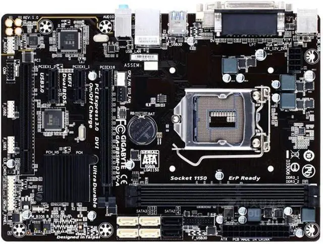 Main image of Computer Motherboards Computer Motherboard Fit forGigabyte GA-B85M-D3V-A Motherboard B85M-D3V-A B85 Socket LGA 1150 DDR3 USB3.0 SATA3.0