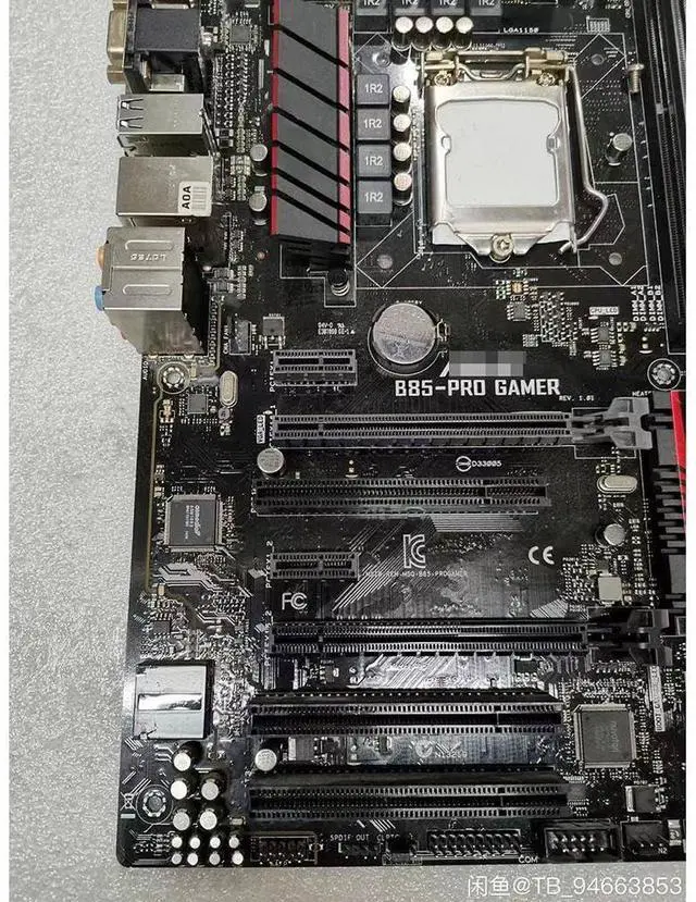 Alt view image 3 of 5 - Server Motherboard for B85-PRO Gamer 1150 DDR3 Support E31231 v3 4790 459 Test