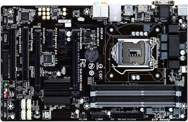 Main image of Pc Motherboard Motherboard GA-B85-HD3 LGA 1150 DDR3 B85 32GB Fit for I3 I5 I7 Desktop Motherboard