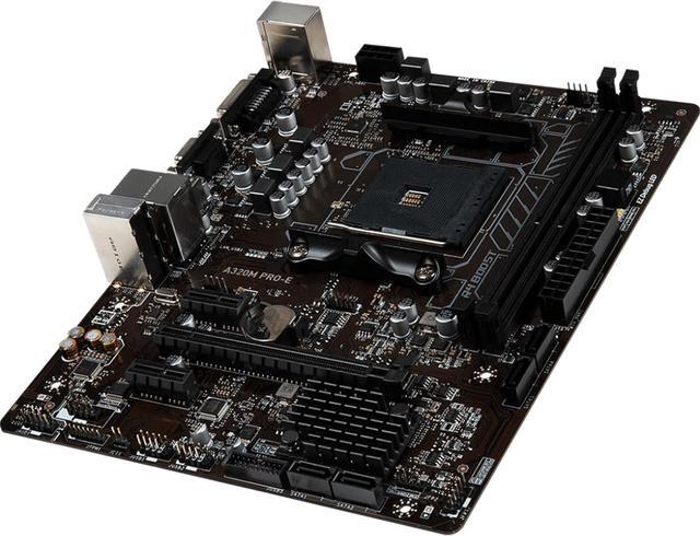 Alt view image 2 of 3 - Motherboard Fit forMSI A320M PRO-E forAMD A320 Socket AM4 with I/O Back Plate Shield