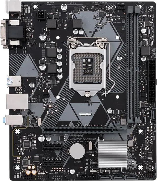Main image of Motherboard Fit forASUS Prime H310M-K R2.0 forIntel LGA 1151 with I/O Back Plate Shield