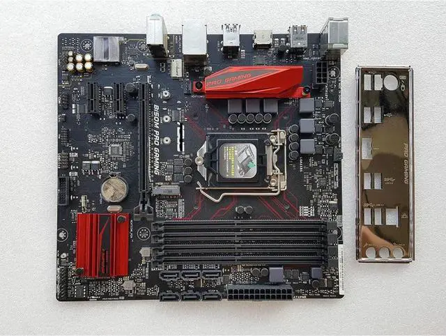 Alt view image 2 of 3 - Motherboard Fit forASUS B150M PRO Gaming forIntel LGA 1151 with I/O Back Plate Shield