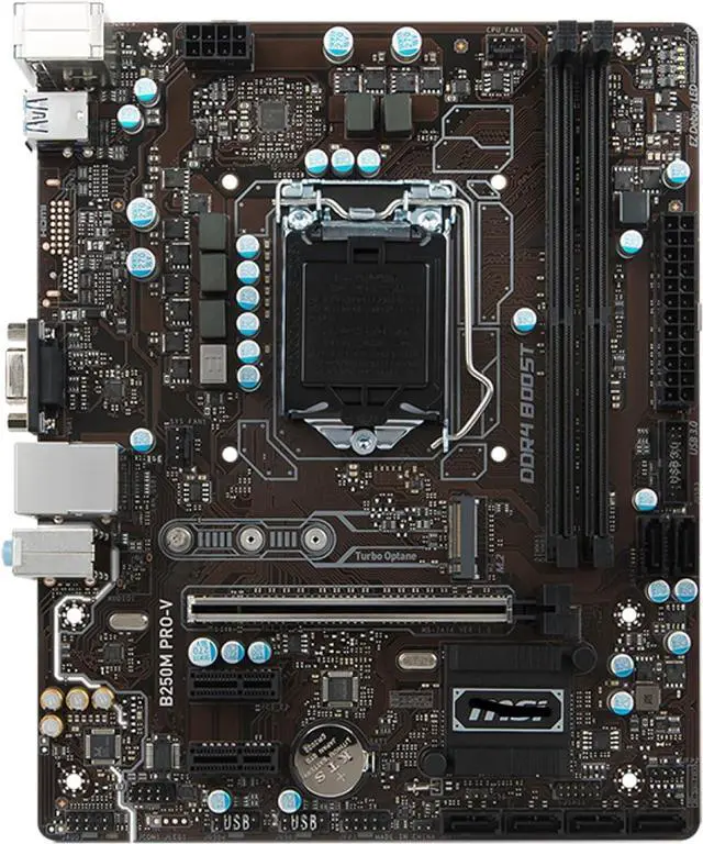 Main image of Motherboard Fit forMSI B250M PRO-V forIntel B250 LGA 1151 with I/O Back Plate Shield